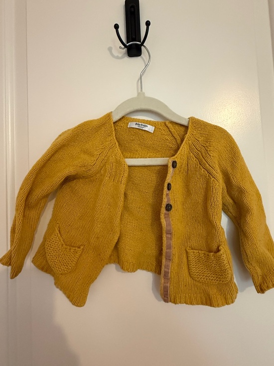 Baby Boden Other - Baby Boden yellow knit cardigan - 6-12 months